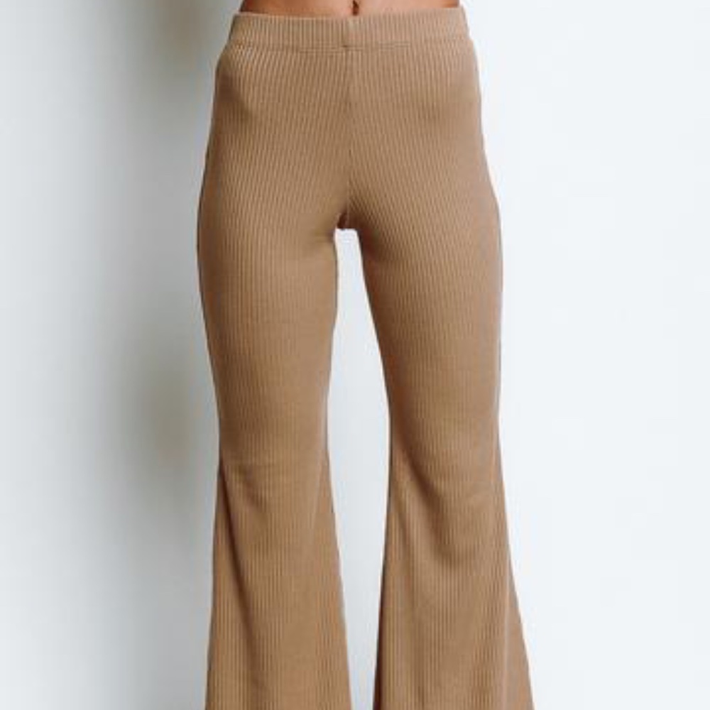 Monte Erika Camel Flare Pant